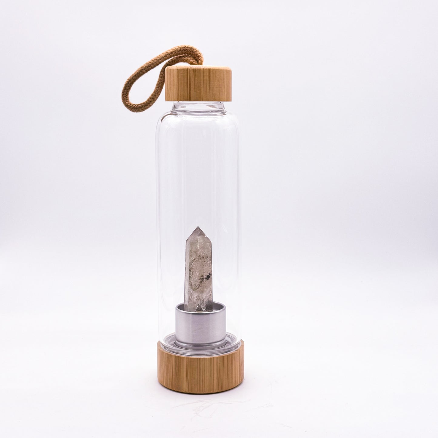 Clear Quartz - Healing Elixir Crystal Water Bottle