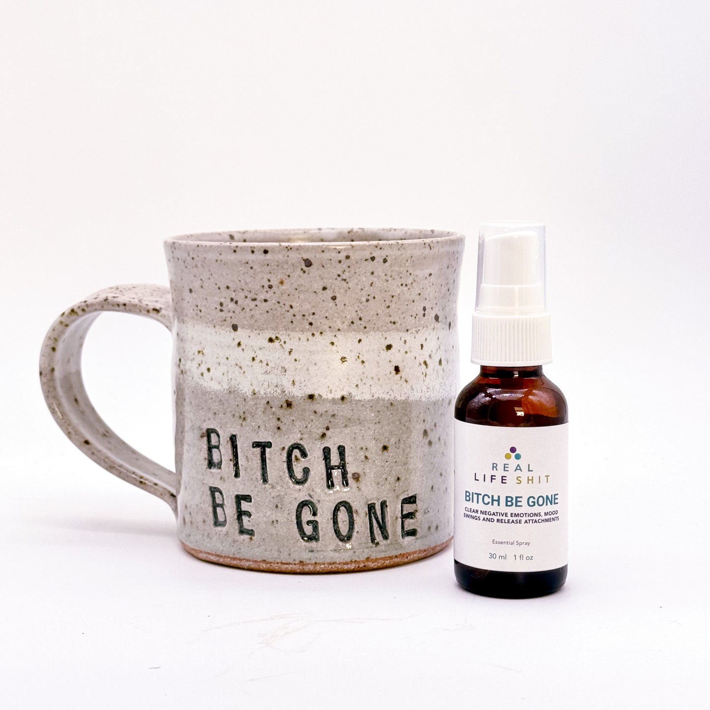 "Bitch Be Gone" Coffee Mugs