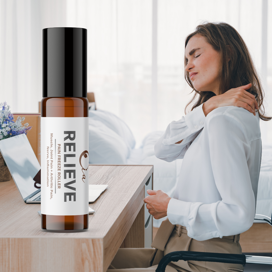 "RELIEVE" Pain Freeze- Muscle Ache Roller + Balm