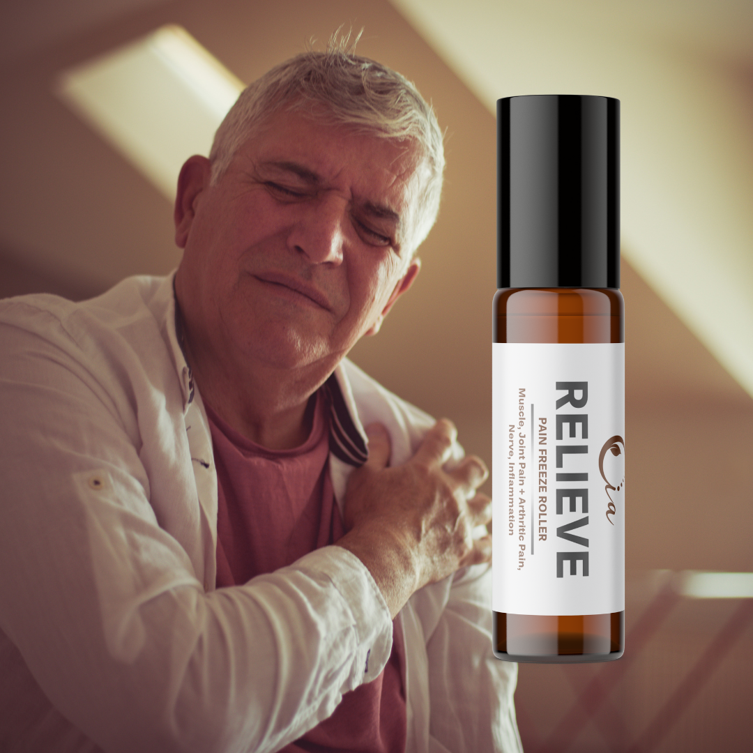 "RELIEVE" Pain Freeze- Muscle Ache Roller + Balm
