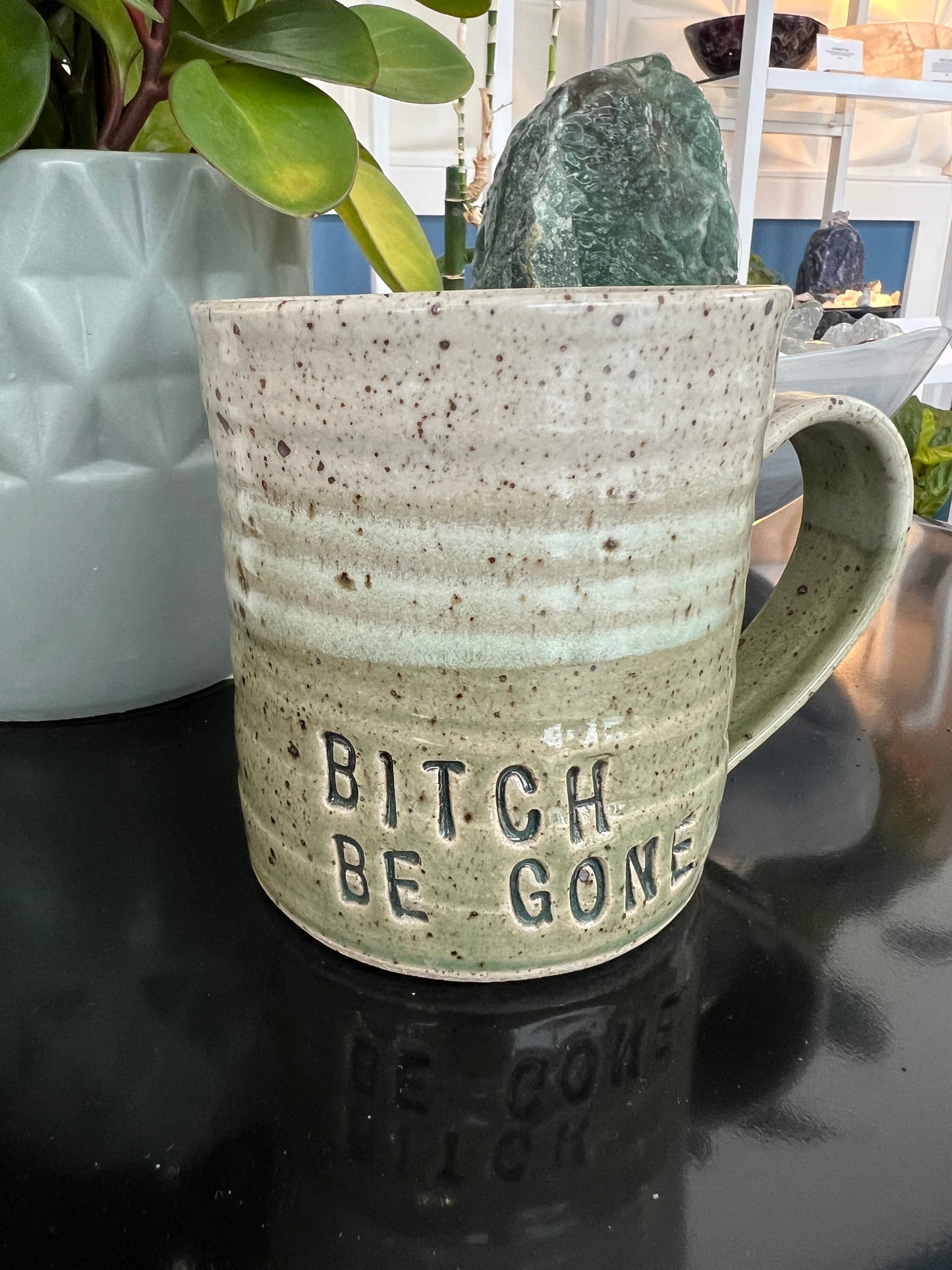 "Bitch Be Gone" Coffee Mugs