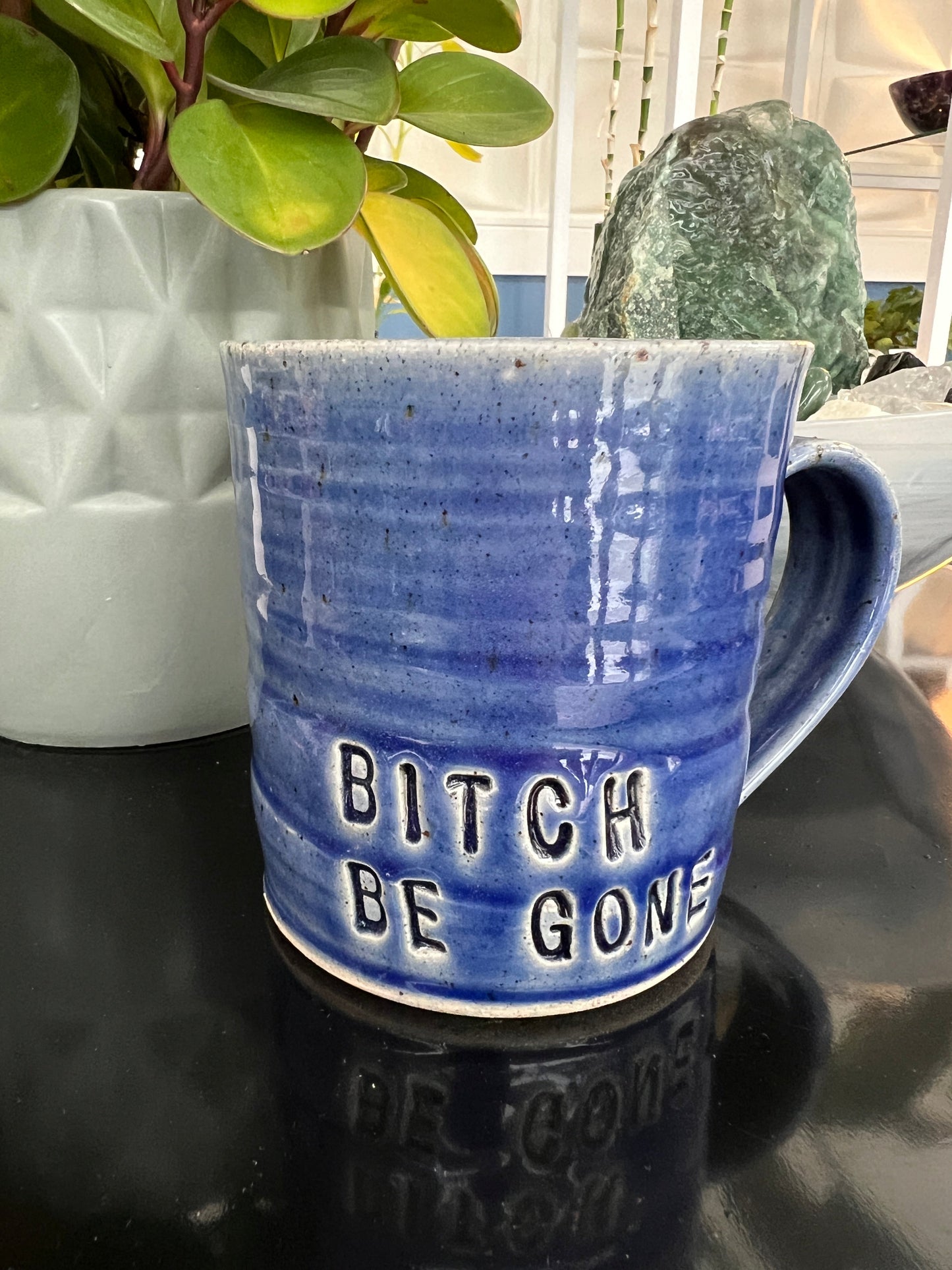"Bitch Be Gone" Coffee Mugs